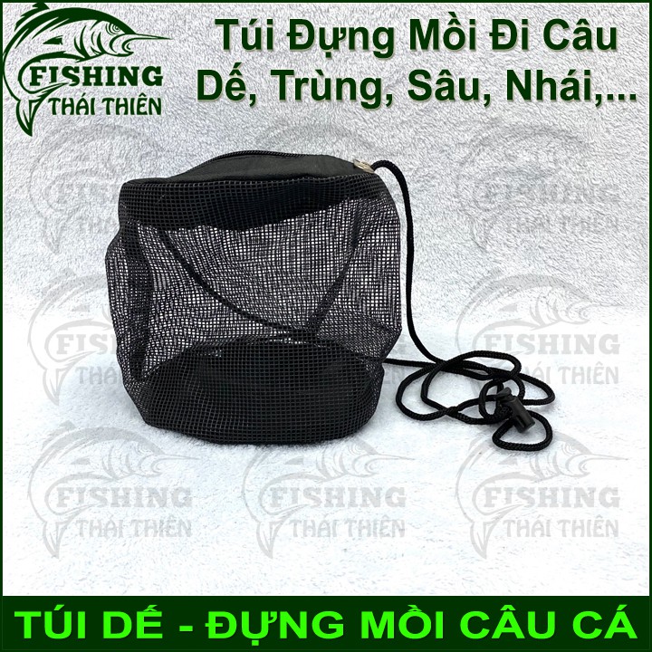 Túi Đựng Mồi Câu Cá Dùng Đựng Dế, Trùng, Sâu, Tép, Nhái Câu Lure