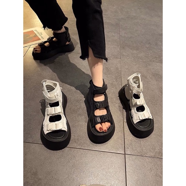 Sandal ulzzang phong cách Harajuku retro mã 5115