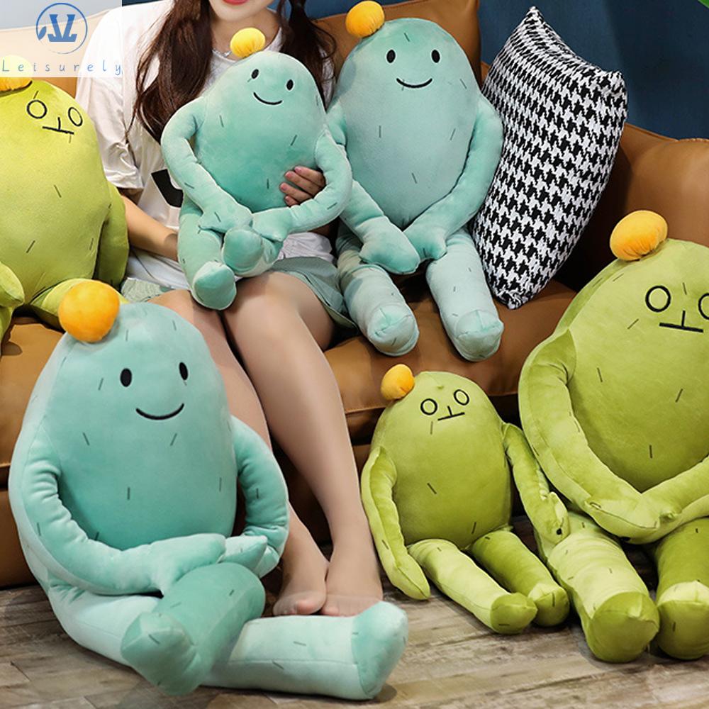 Gối Ôm Nhồi Bông Mềm Hình Xương Rồng Nhiều Màu Sắc Dễ Thương