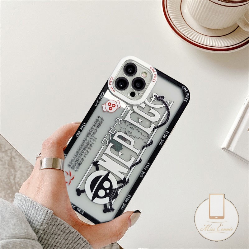 Ốp Điện Thoại TPU Mềm Trong Suốt Chống Sốc In Hình One Piece Cho iPhone 6 6s 7 8 Plus 11 12 14 Pro XS Max XR X SE 13 Pro Max