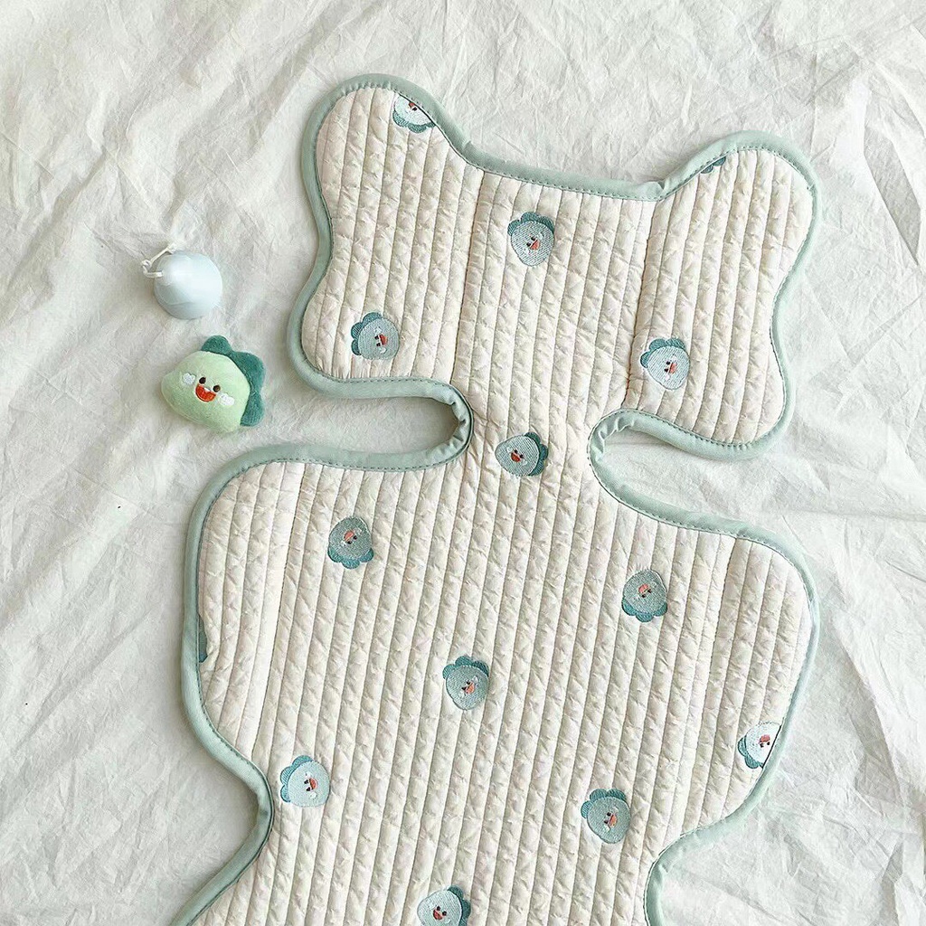 Tấm lót xe đẩy chiếu điều hòa chống nóng lót xe đẩy cho bé cotton mềm mại, thoáng khí, phong cách Hàn Quốc mesocshop