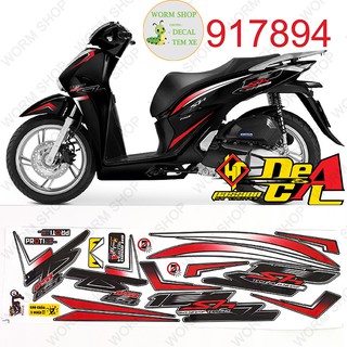 Tem Xe SH 2020 Phong Cách Mới - Tem Chỉ 3 Lớp Chống Phai Màu