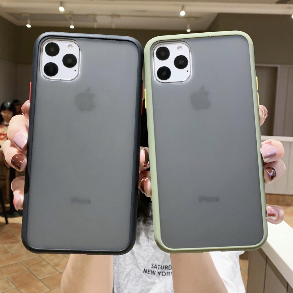 Ốp iPhone chống sốc, lưng nhám cho iPhone 11 Pro Max, 11 Pro, 11, Xs Max, XR, X/XS, 7/8 PLUS...nhiều màu sắc BÁN SỈ