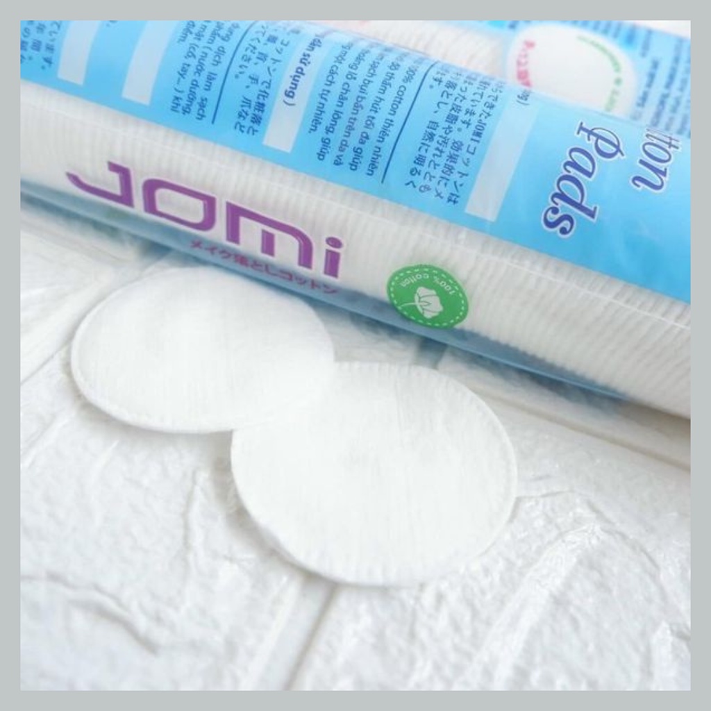 Bông Tẩy Trang Jomi Cotton Pads Nhật 120 miếng