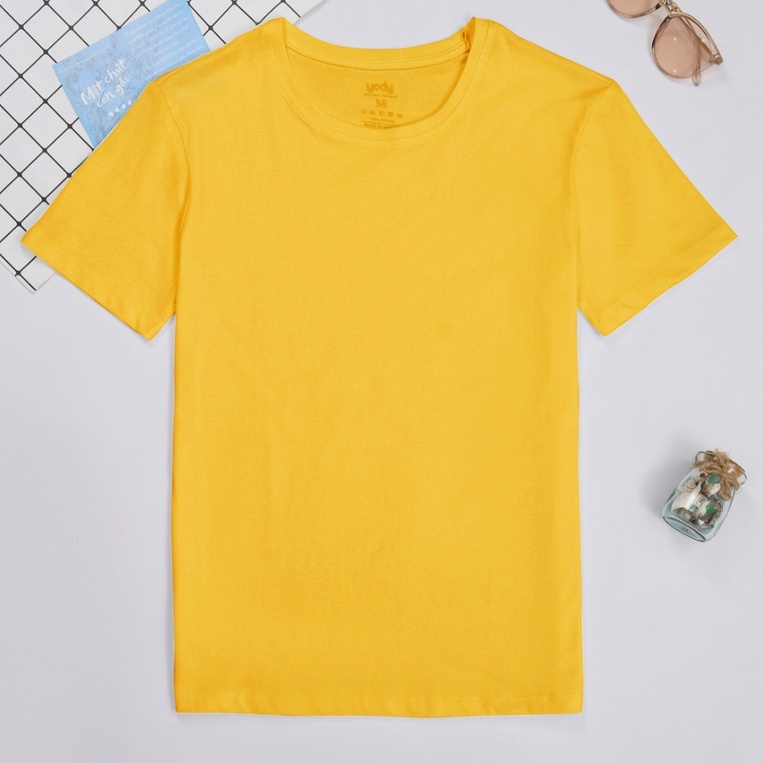 Áo thun YODY nữ cổ tròn phông tay ngắn chất vải cotton co giãn TSN5346
