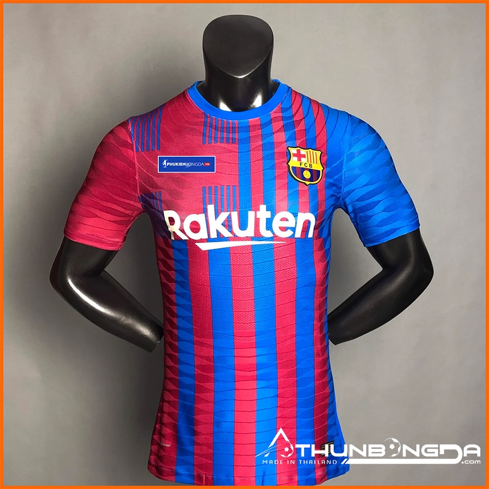 Áo Barca sọc xanh đỏ sân nhà 2021/2022, 21/22 Bản PLAYER Issue Body fit cao cấp (Thái Lan)