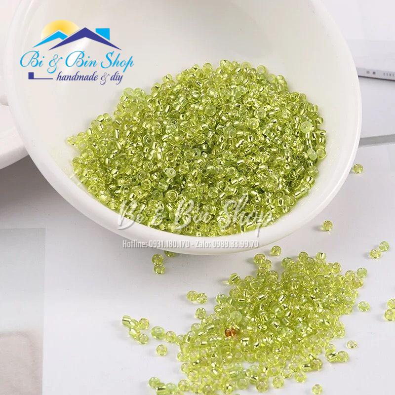 Gói 450g Hạt Cườm Trung 3mm Màu Thủy Đính Kết Trang Phục Thời Trang, Làm Phụ Kiện Handmade