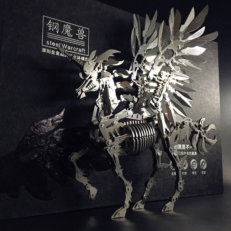 Đồ Chơi Mô Hình Kim Loại 3D Bằng Ốc Vít Con Ngựa Một Sừng Lớn (Big Unicorn) [Chưa Ráp]