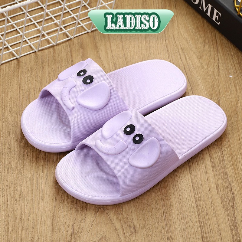 Dép quai ngang nữ LADISO siêu êm hình voi siêu dễ thương hàng QC chống trơn trượt - TT320