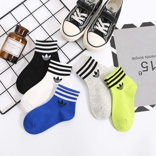 Vớ Cotton Mỏng Thoáng Khí Phong Cách Hàn Quốc Cho Bé