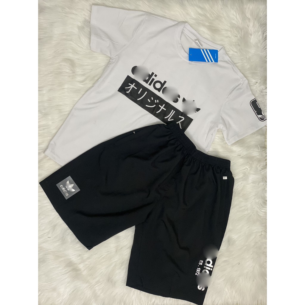 Bộ Quần Áo Nam cotton Combo gồm 1 áo thun kiểu 1 quần short | BigBuy360 - bigbuy360.vn