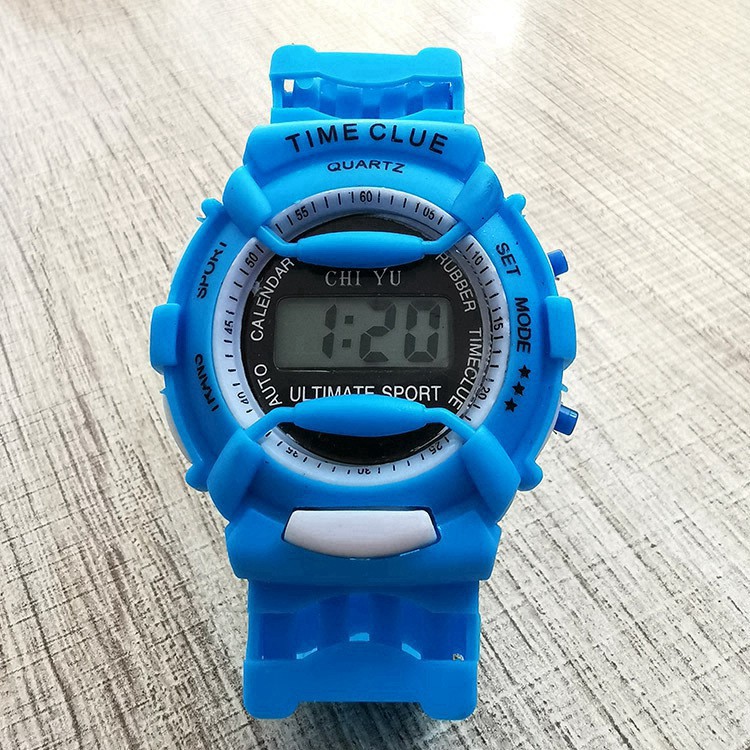 9QN DH Đồng hồ điện tử trẻ em giới tính TIME CLUE dây cao su cực đẹp 8
