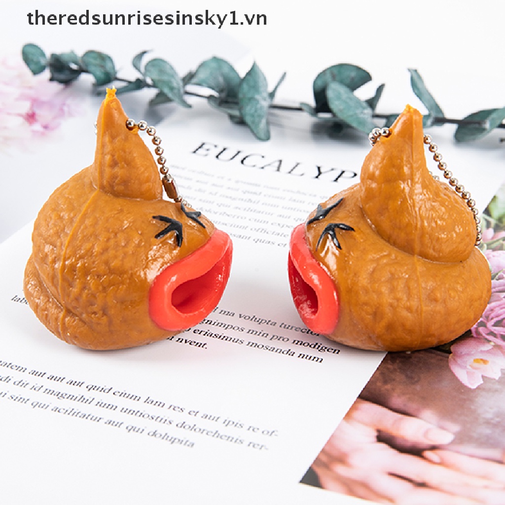 Móc khóa hình Poop vui nhộn độc đáo