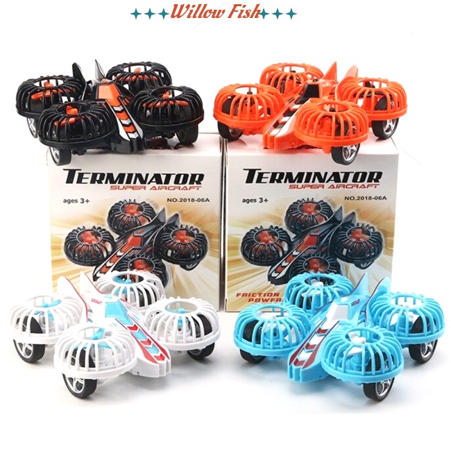 Đồ Chơi Mô Hình Máy Bay Mini Bốn Cánh Chống Rơi Cho Trẻ Em
