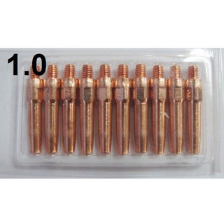 Bộ 10 cái Bép hàn mig M6x45x0.8-1.0-1.2-1.6mm - pép hàn dùng cho súng hàn Mig T200-350-500A