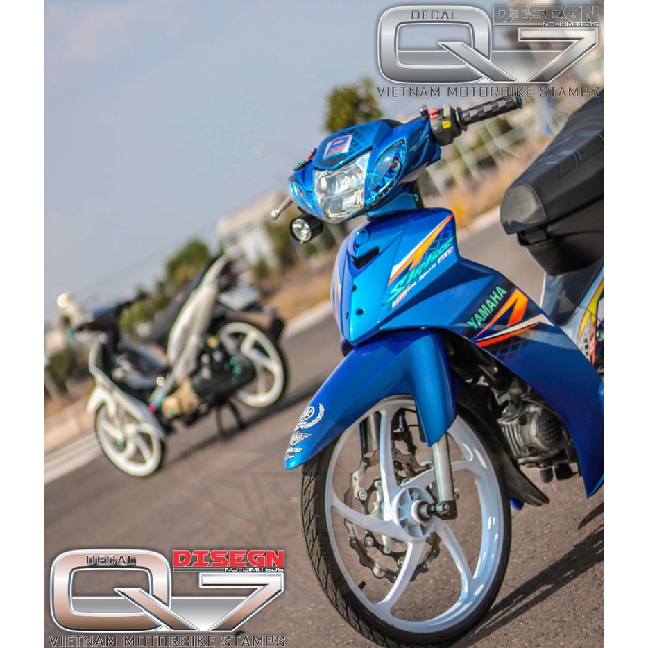 Tem Rời Sirius 110 Xanh Bạc