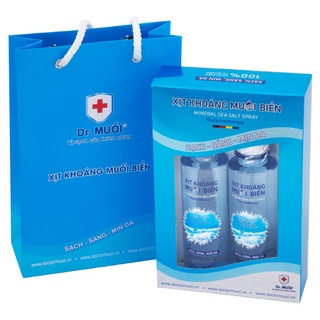 Bộ 2 Chai Xịt Khoáng Muối Biển Dr. Muối (185Ml/Chai)