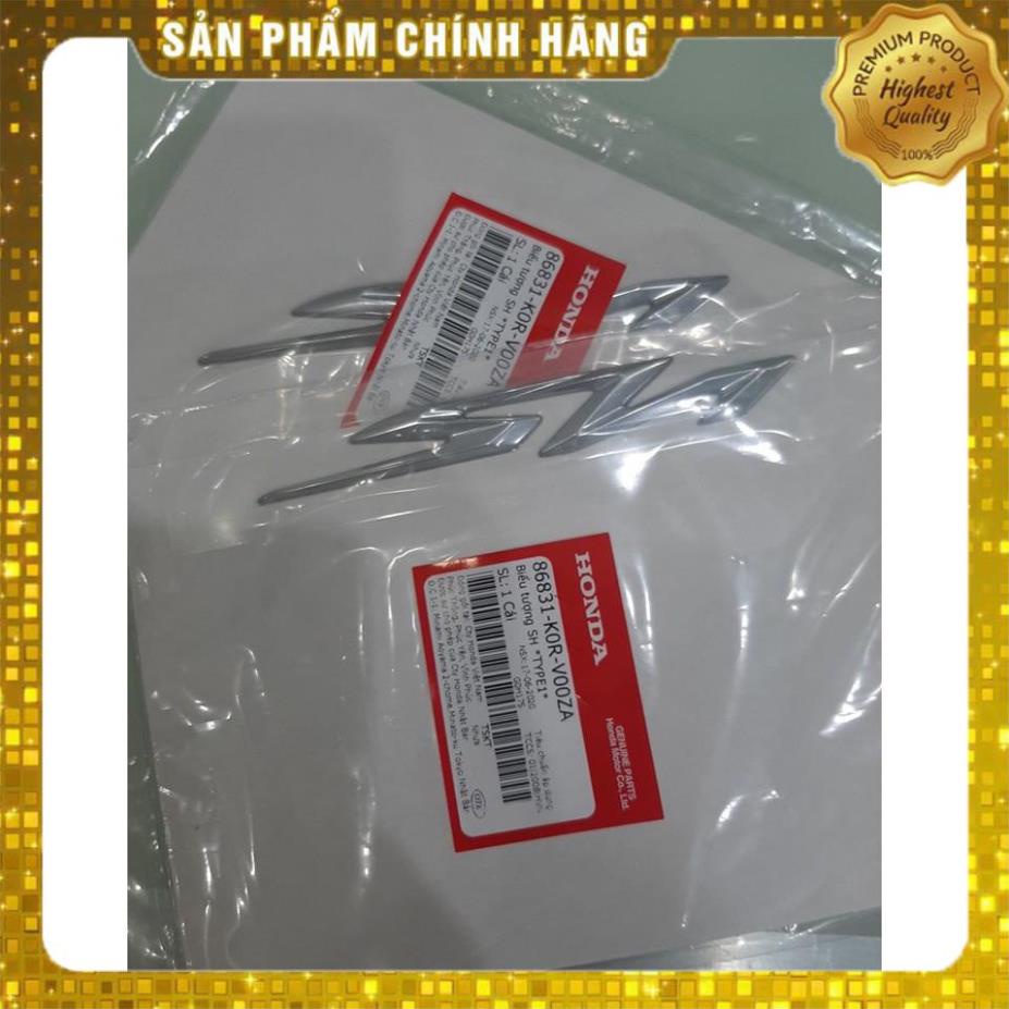 Tem chữ nổi logo sh đỏ Sh 2020 2021-2022 chính hãng Honda