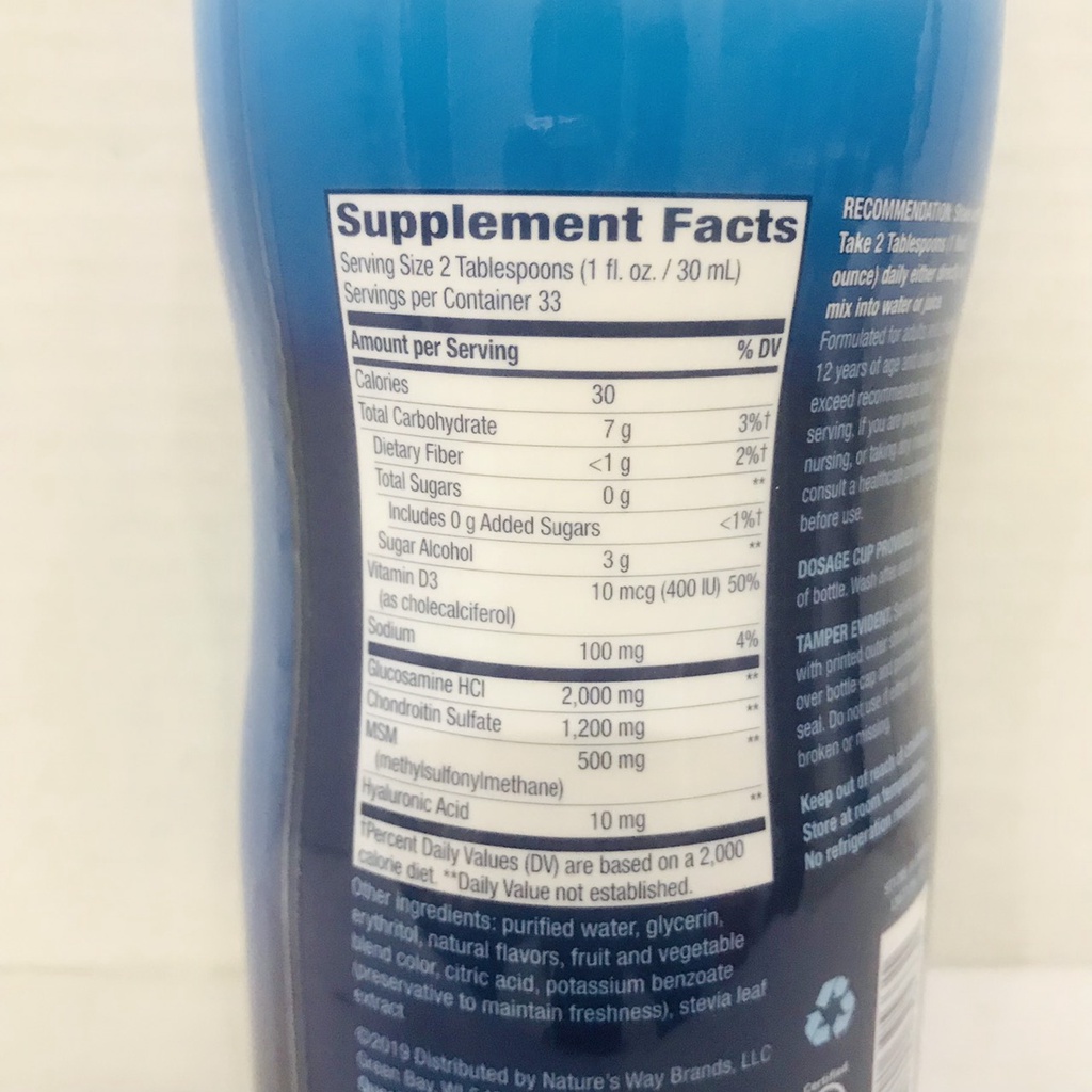 Nước Joint Movement Glucosamine dạng Liquid 1000ml của Mỹ