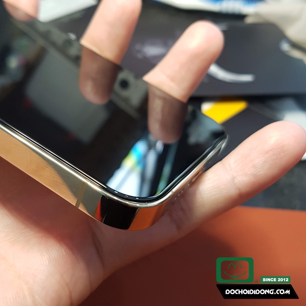 Miếng Dán Cường Lực IPhone 13 14 Plus Pro Max Mini Mipow King Bull HD Dùng Ốp Chống Sốc