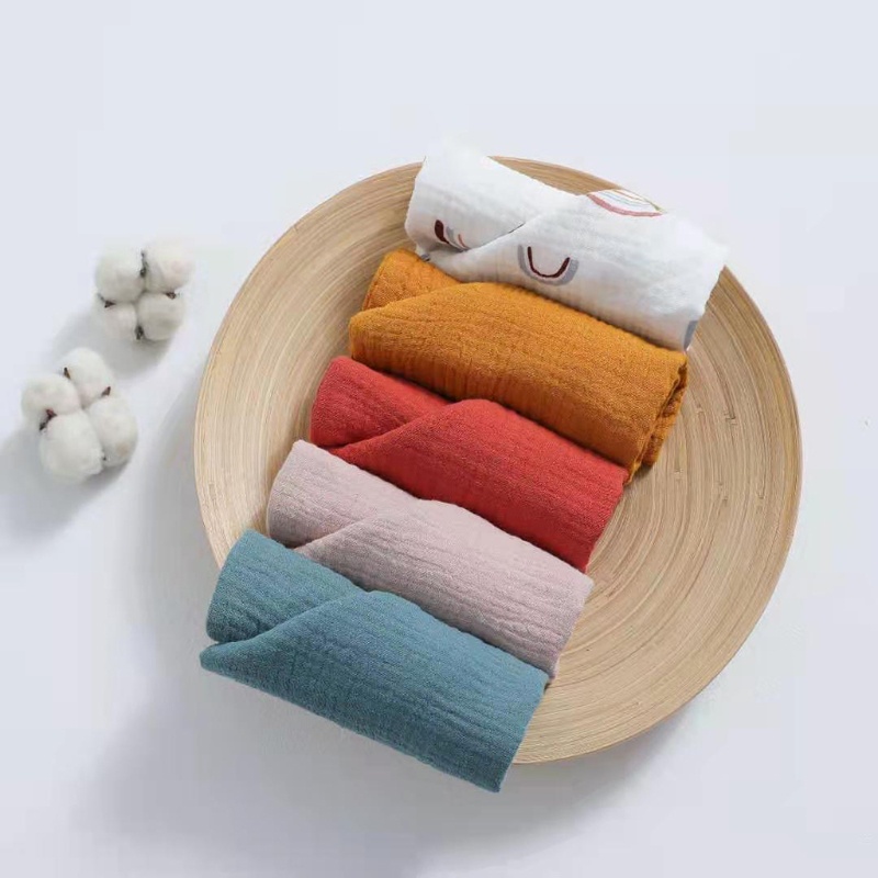 Bộ 5 Khăn Tay Cotton Mềm Thấm Hút Tốt Cho Bé