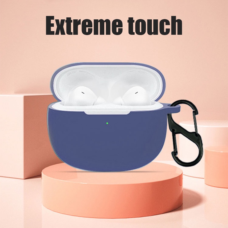 Ốp Hộp Đựng Tai Nghe Nhét Tai Silicon Mềm Chống Sốc Có Dây Xích Cho Xiaomi Redmi Buds 4 4pro Buds4 Redmi Buds 4 Pro