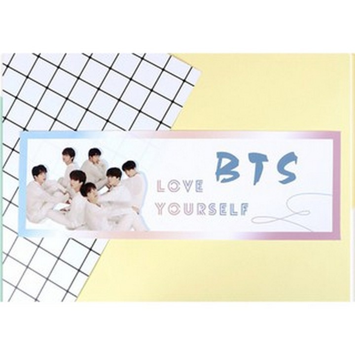 Banner BTS answer nhóm nhạc hàn quốc thiết kế sáng tạo dễ thương độc đáo quà tặng trang trí xinh xắn