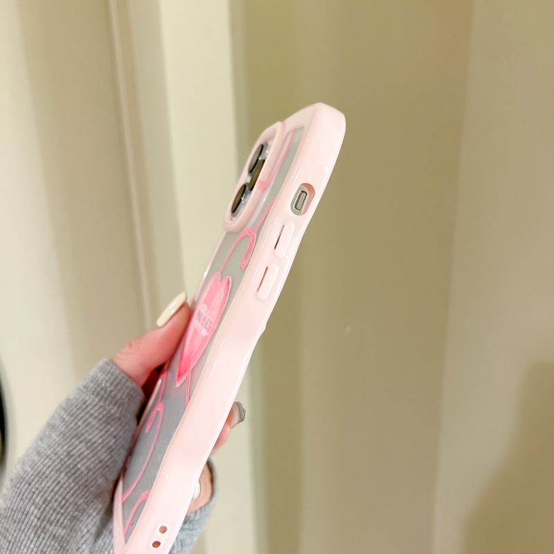 Ốp Điện Thoại Nhựa Acrylic Phối Ren Cho Iphone 13Pro / 12Promax / 11Pro / xs / 7 / 8 /