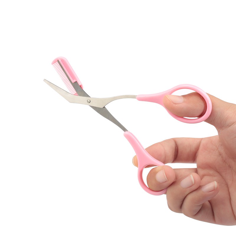 Tóc được cạo bằng thép không gỉ cắt bằng Eeybrow lông mi Trimmer tóc cắt ngắn intercut