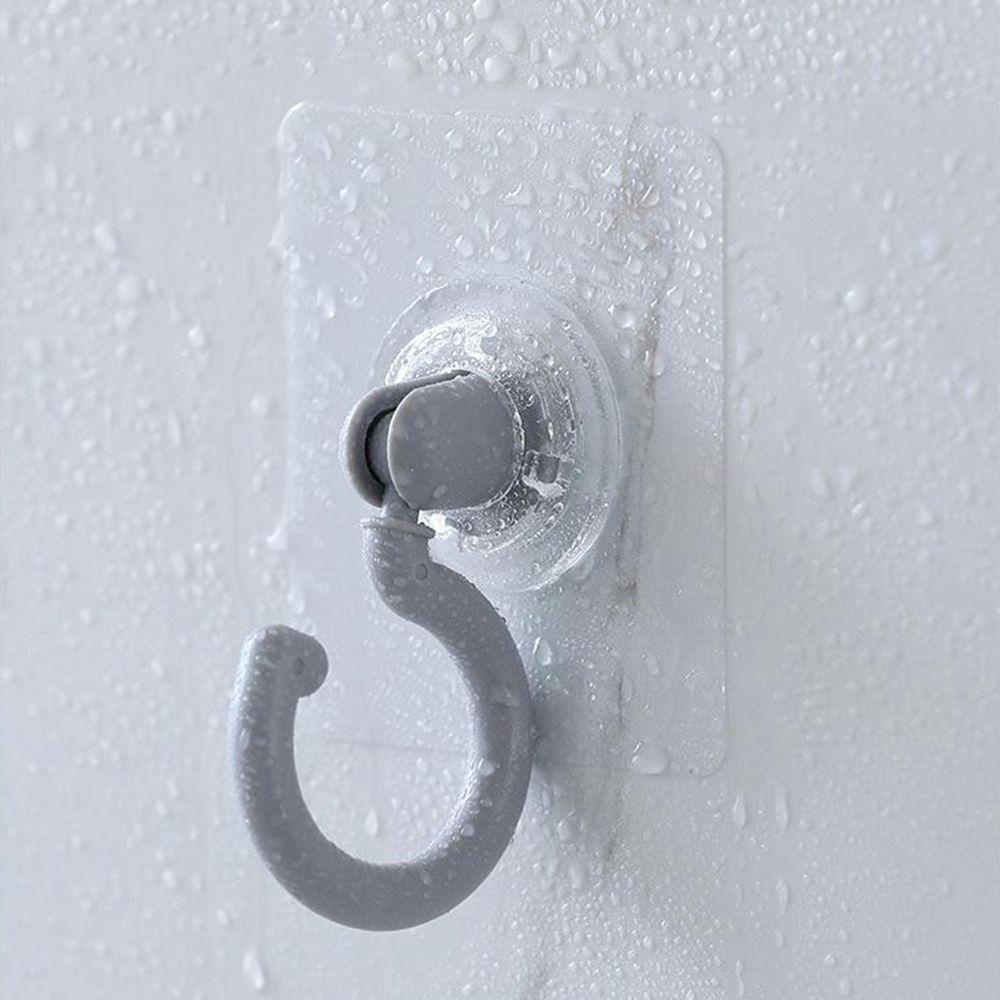 Móc Dán Tường Treo Đồ Chống Dầu Xoay 360 Độ Tiện Dụng° Móc Treo Đồ Dùng Gắn Trần Nhà Có Thể Tái Sử Dụng Tiện Lợi