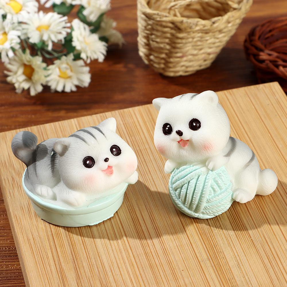Đồ trang trí Chú Mèo Xinh Xắn Dùng Trang Trí Tiểu Cảnh