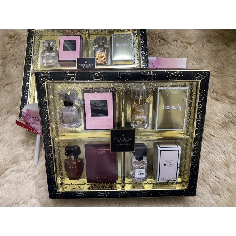 Set nước hoa mini 4 chai Victoria's Secret "Best-Of" Limited Gift Set (Phiên bản giới hạn) mẫu mới nhất 2020 (7.5mlx4)