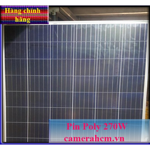 Tấm pin năng lượng mặt trời poly  270w