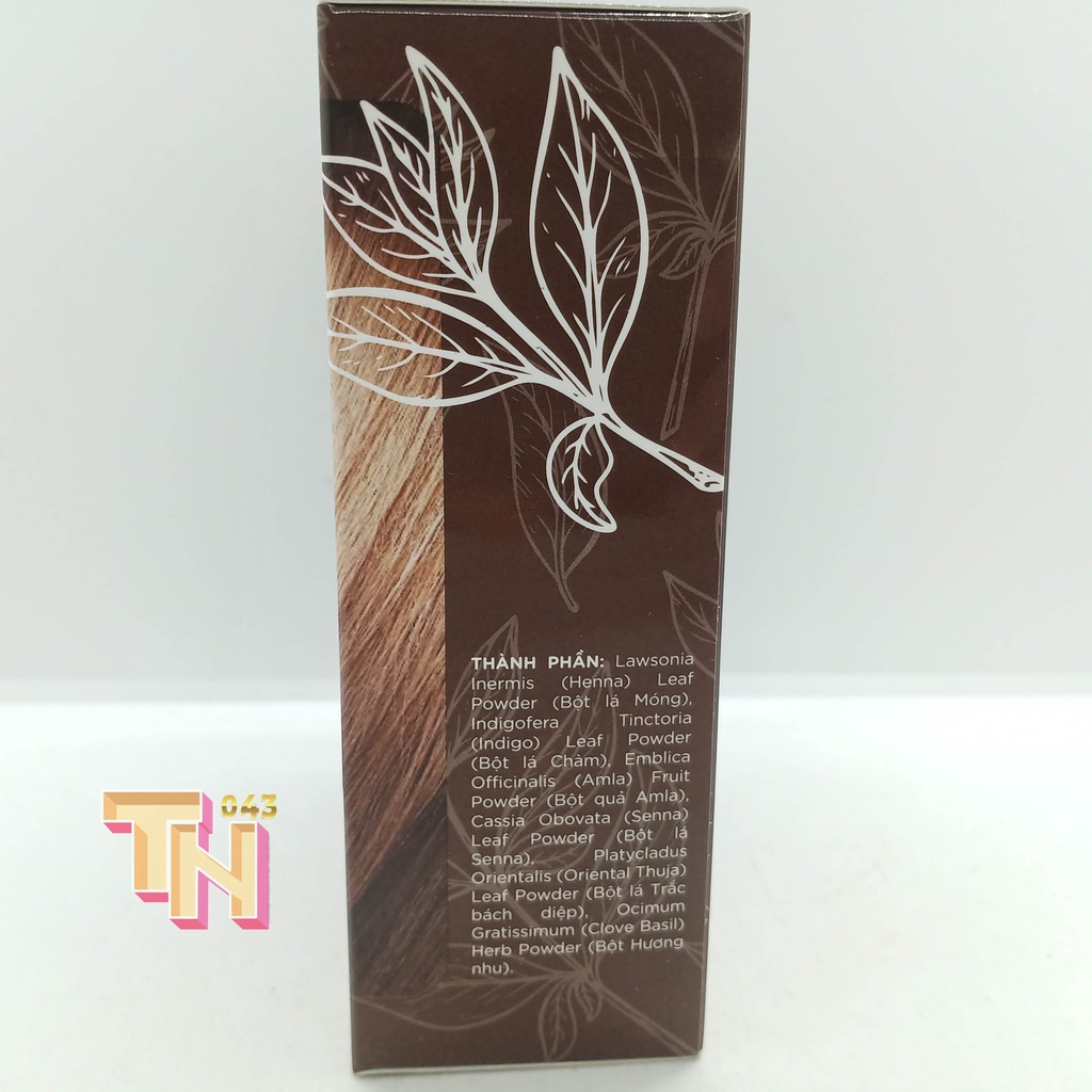 NHUỘM TÓC DƯỢC LIỆU THÁI DƯƠNG MÀU NÂU Chocolate Hộp 5 gói