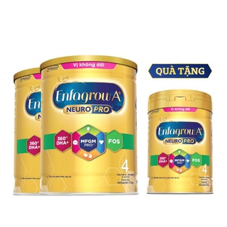 Combo 2 lon sữa Enfagrow A+ 4 1.700g tặng kèm quà