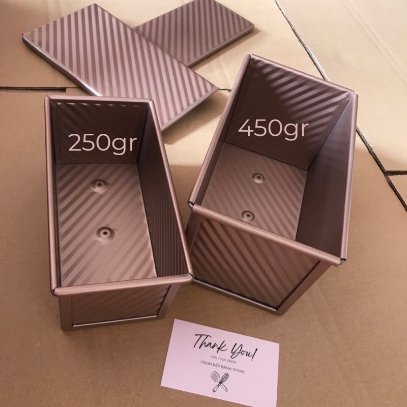 Khuôn Sandwich 250gr và 450gr, Khuôn làm bánh mỳ gối chống dính