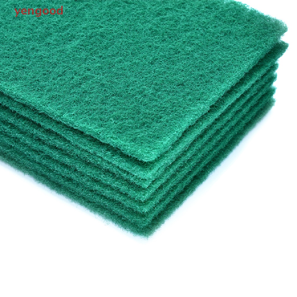 Bộ 5 Miếng Vải Lau Chén Đĩa Màu Xanh Lá Cây