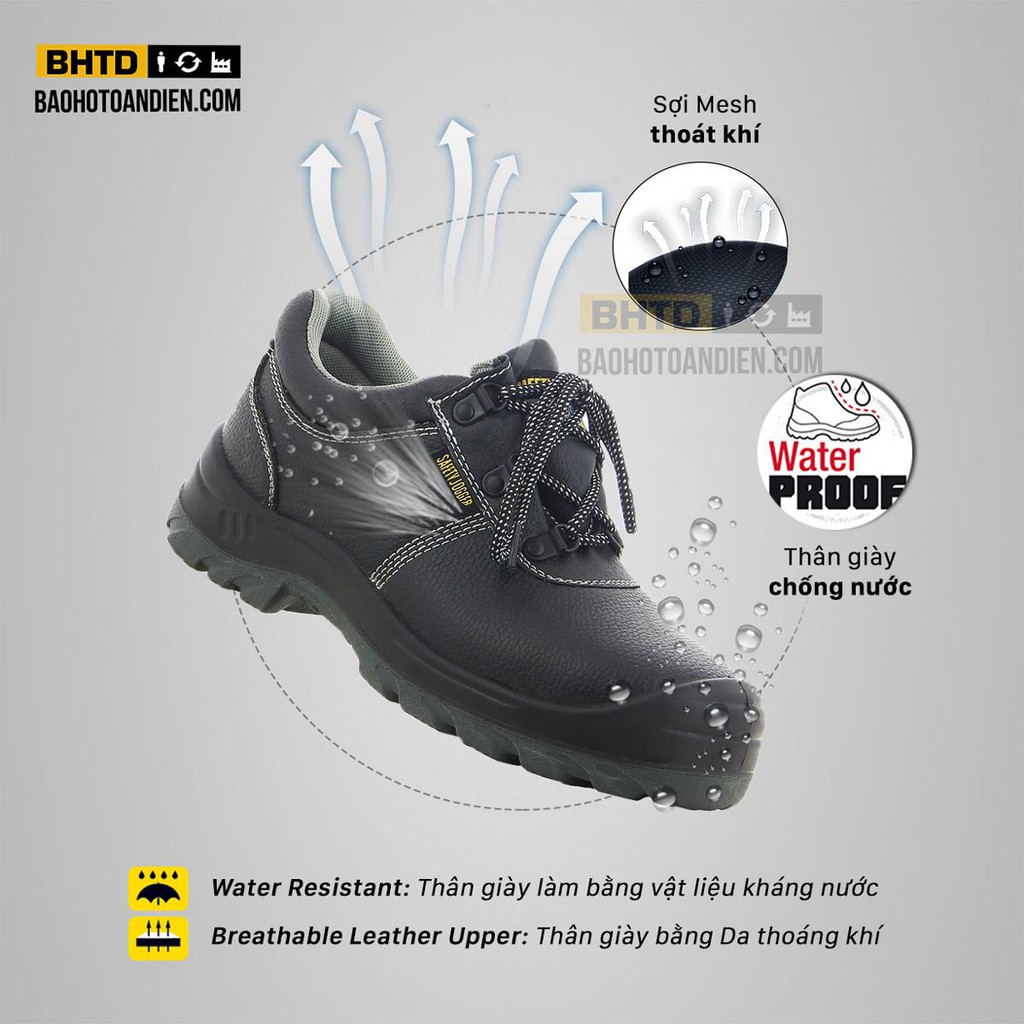 (RẺ VÔ ĐỊCH) Giày bảo hộ Safety Jogger BESTRUN S3 (BẢO HÀNH 6 THÁNG)