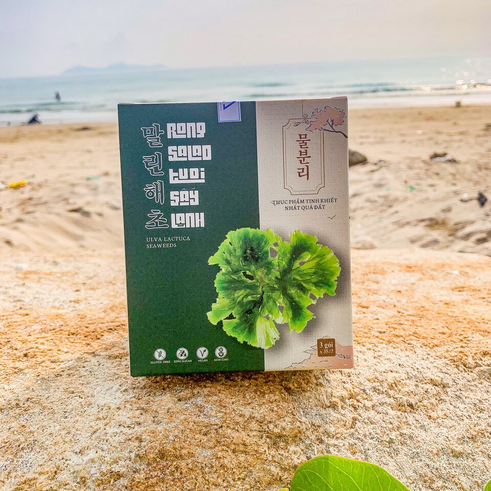 Rong Salad Tươi Sấy Lạnh A Kibut In Vietnam - hộp gồm 3 gói 35 gram