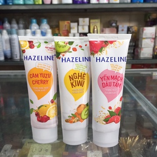 Sữa rửa mặt sáng da Hazeline Matcha Lựu Đỏ, chery, nghệ,trà xanh 50g