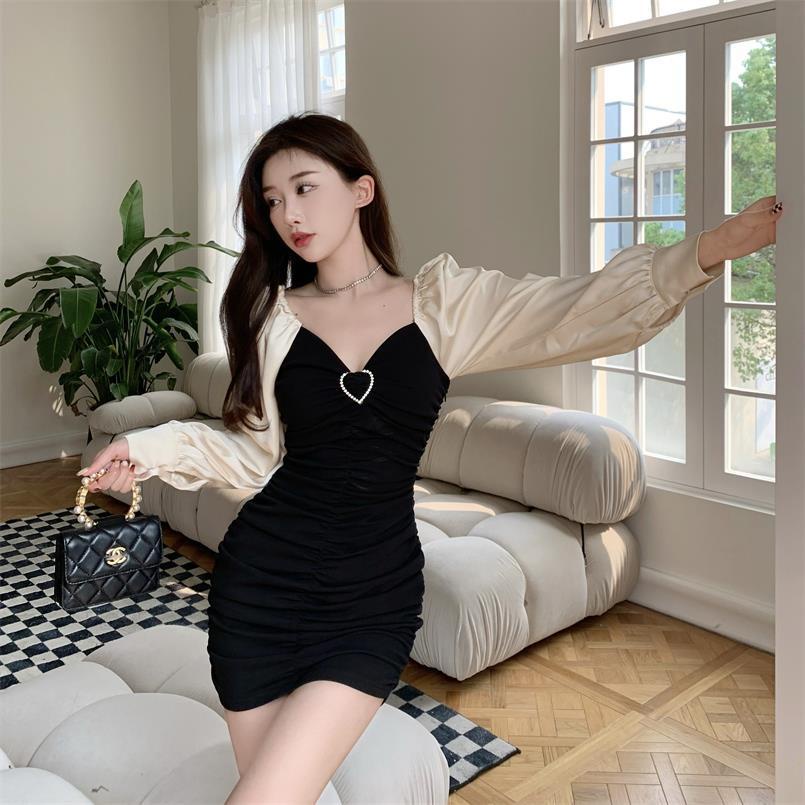 Đầm kiểu dáng thời trang kiểu mùa đông nước Pháp phong cách cổ điển quyến rũ dành cho phái nữ