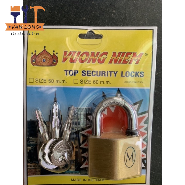 Ổ khoá Cửa Vương Niêm Chìa chữ Thập 30mm-60mm