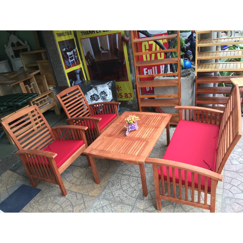 Thanh lý | Bộ sofa gỗ