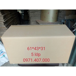 Thùng carton chuyển nhà 5 lớp KT : Dài 60 x Rộng 40 x Cao 30