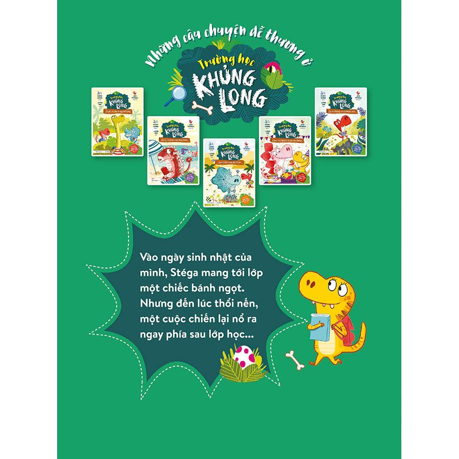 Sách - Chúc mừng sinh nhật cậu Stega - Trường học khủng long