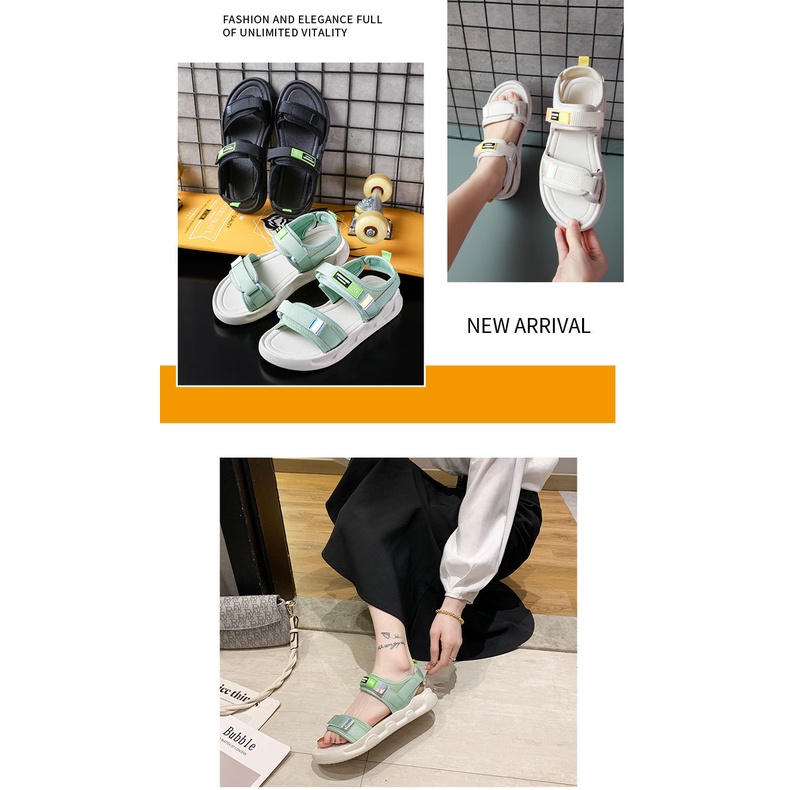 Sandal Thể Thao Đế Mềm Trọng Lượng Nhẹ Thời Trang Đi Biển Mùa Hè Cho Nữ