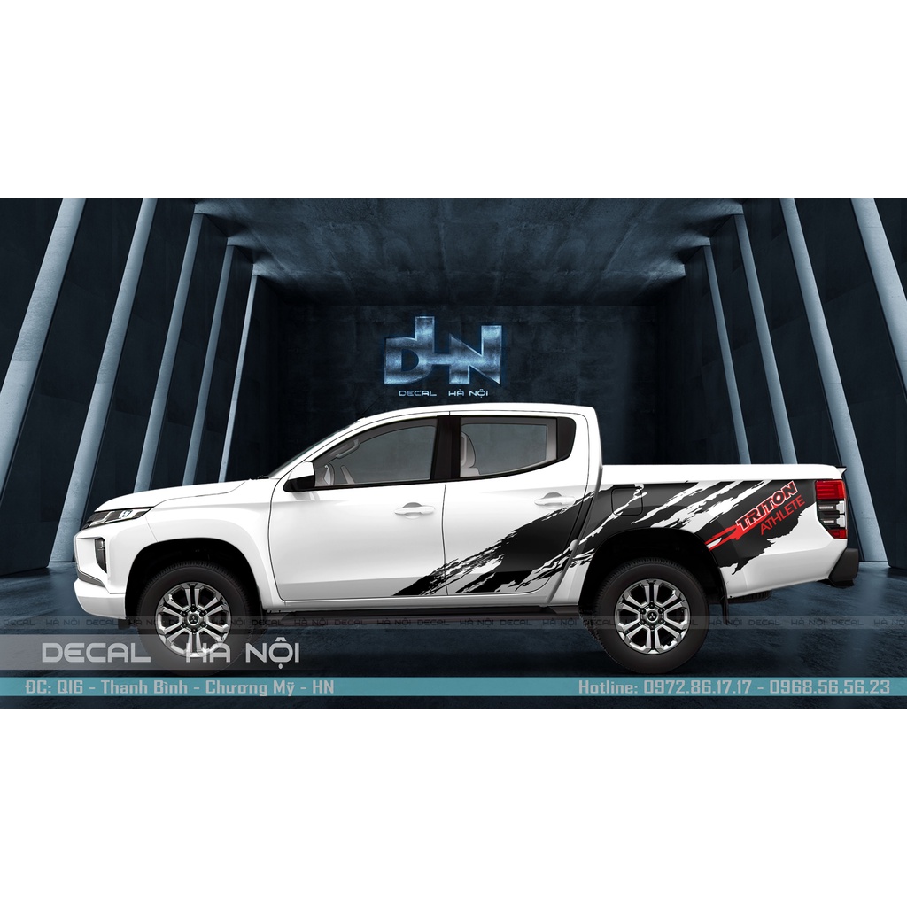 Tem xe Mitsubishi Trinton zin 2022 Chống nước chống bai màu