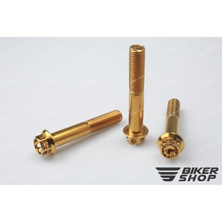 Ốc vương miện 10x60 xi vàng CNC