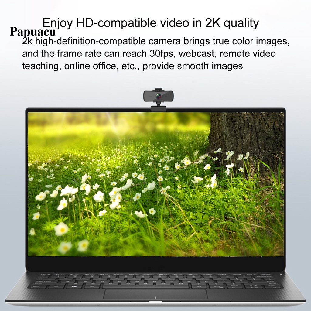 Webcam kỹ thuật số có thể xoay tự động trọng lượng nhẹ kết nối USB | BigBuy360 - bigbuy360.vn