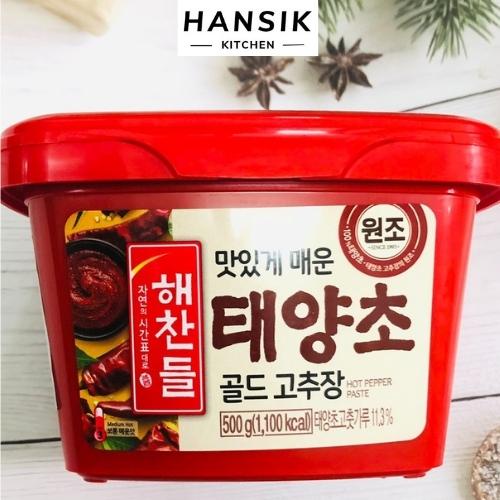 Tương ớt Hàn Quốc Taeyangcho Gochujang 200g, 500g nhập khẩu - Tương ớt dùng làm sốt tokbokki, cơm trộn - Hansik Kitchen
